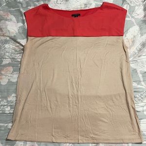 Ann Taylor top with double layers